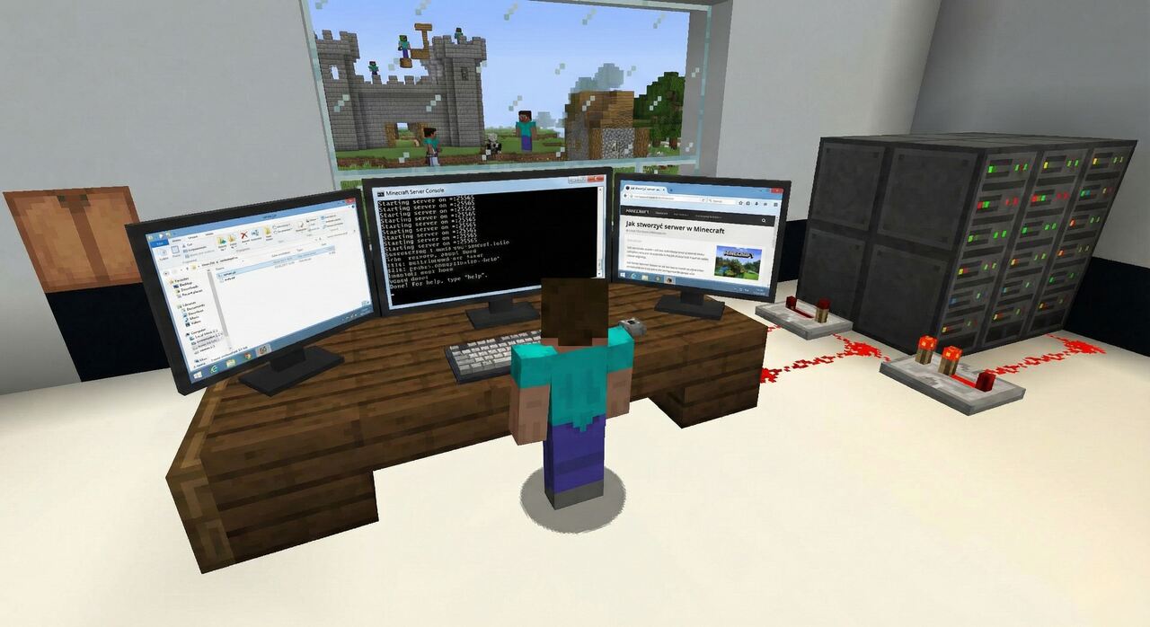 jak stworzyć serwer w minecraft