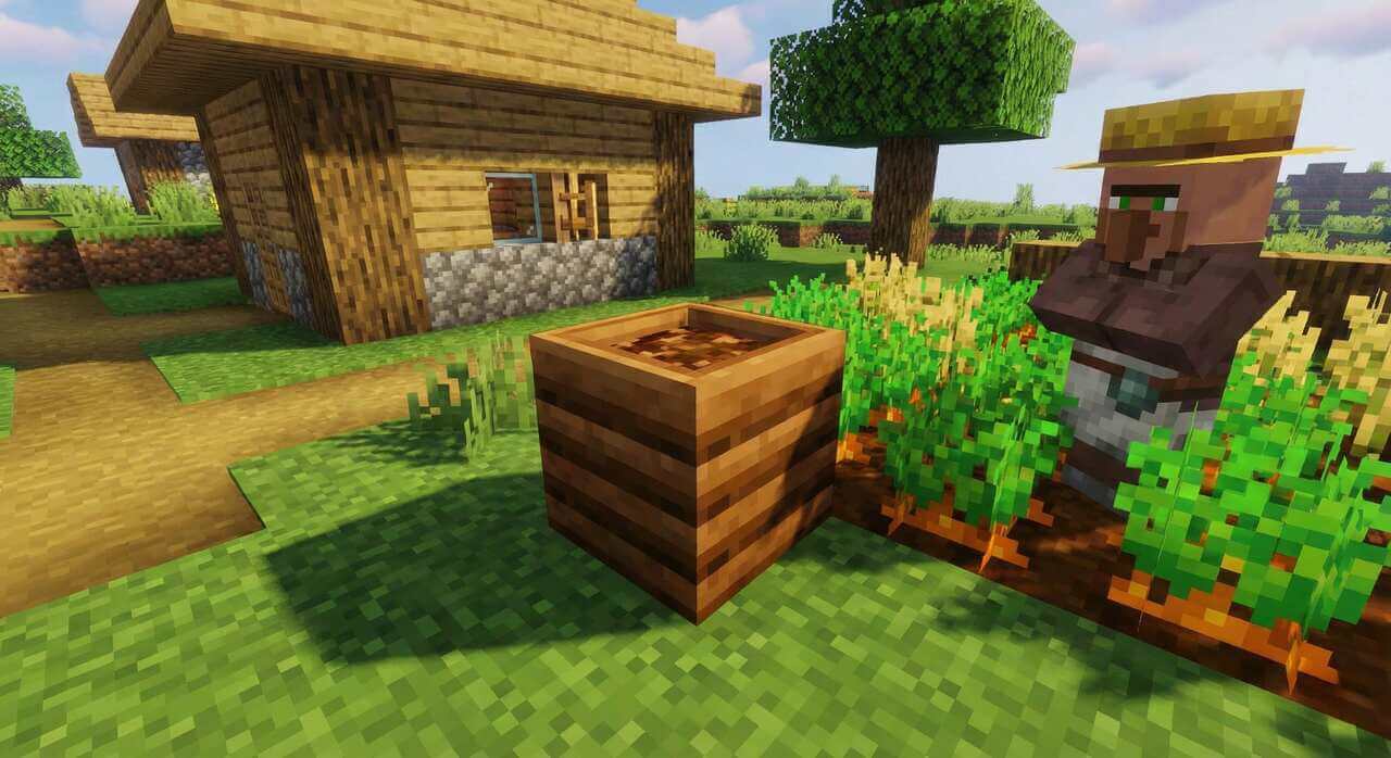 jak zrobić kompostownik w minecraft