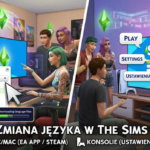 jak zmienić język w the sims 4